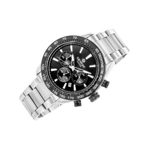 Zegarek Męski Giewont Chronograph Sapphire Srebrno Czarny GW9580-B1