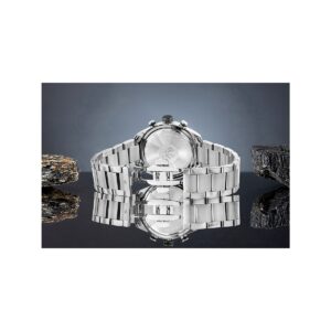 Zegarek Męski Giewont Chronograph Sapphire Srebrno Czarny GW9580-B1