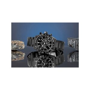 Zegarek Męski Giewont Chronograph Sapphire Czarny GW9580-B2