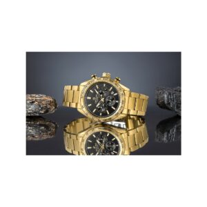 Zegarek Męski Giewont Chronograph Sapphire Złoto Czarny GW9580-B4