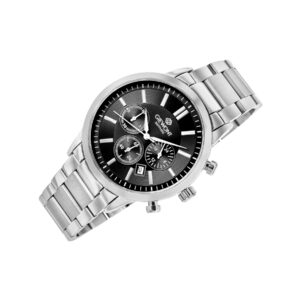 Zegarek Męski Giewont Chronograph Sapphire Srebrno Czarny GW8510-B1
