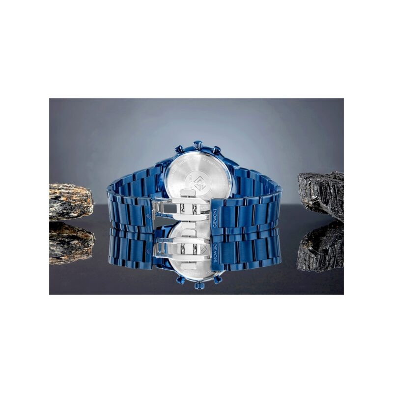 Zegarek Męski Giewont Chronograph Sapphire Niebieski GW8510-B4