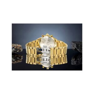 Zegarek Męski Giewont Chronograph Sapphire Złoto Czarny GW8510-B5