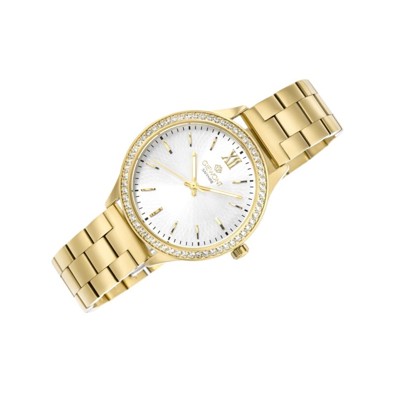 Zegarek Damski Giewont Sapphire Złoto Srebrny GW1140-B2