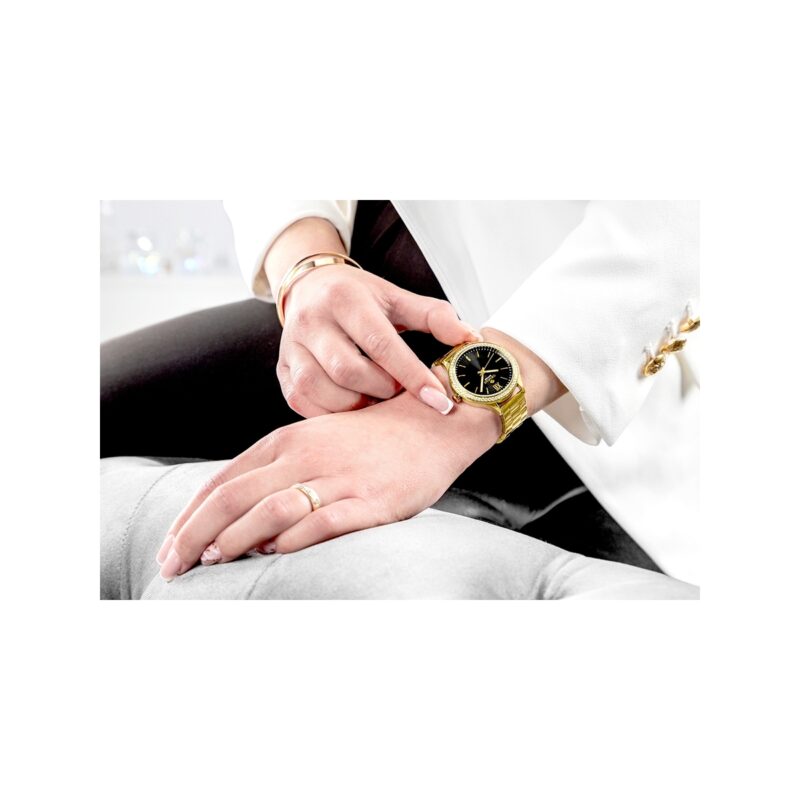 Zegarek Damski Giewont Sapphire Złoto Czarny GW1140-B4