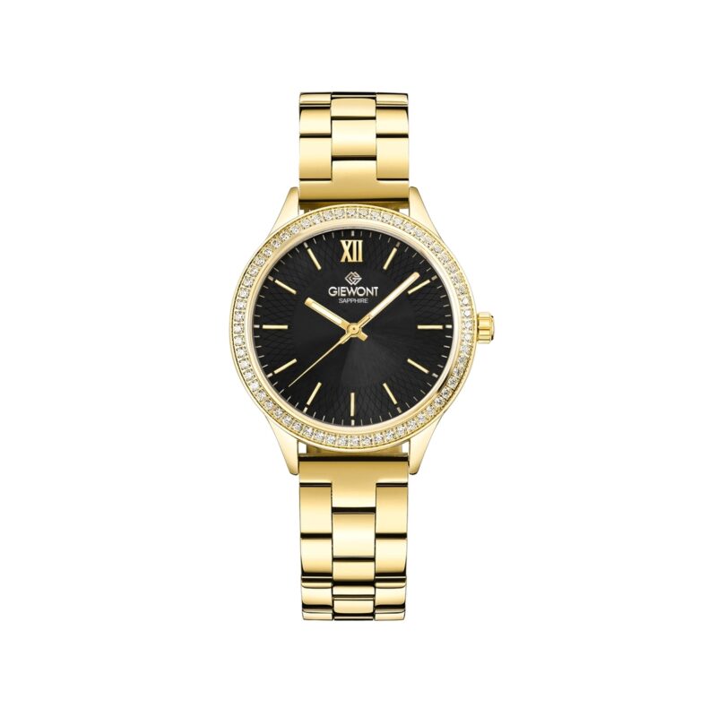 Zegarek Damski Giewont Sapphire Złoto Czarny GW1140-B4