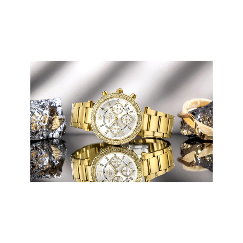 Zegarek Damski Giewont Sapphire Złoto Srebrny GW3380-B2