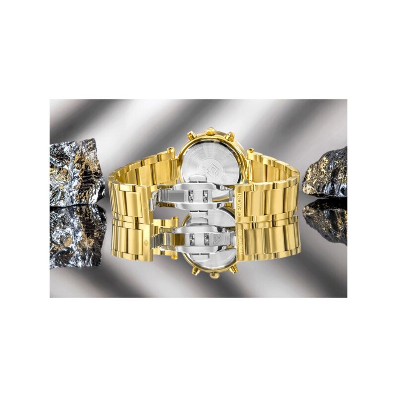 Zegarek Damski Giewont Sapphire Złoto Czarny GW3380-B3