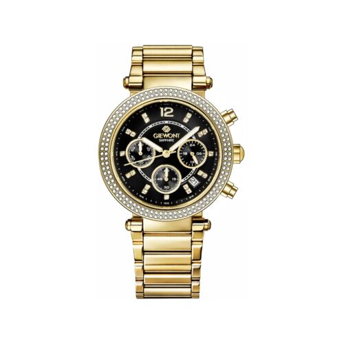 Zegarek Damski Giewont Sapphire Złoto Czarny GW3380-B3