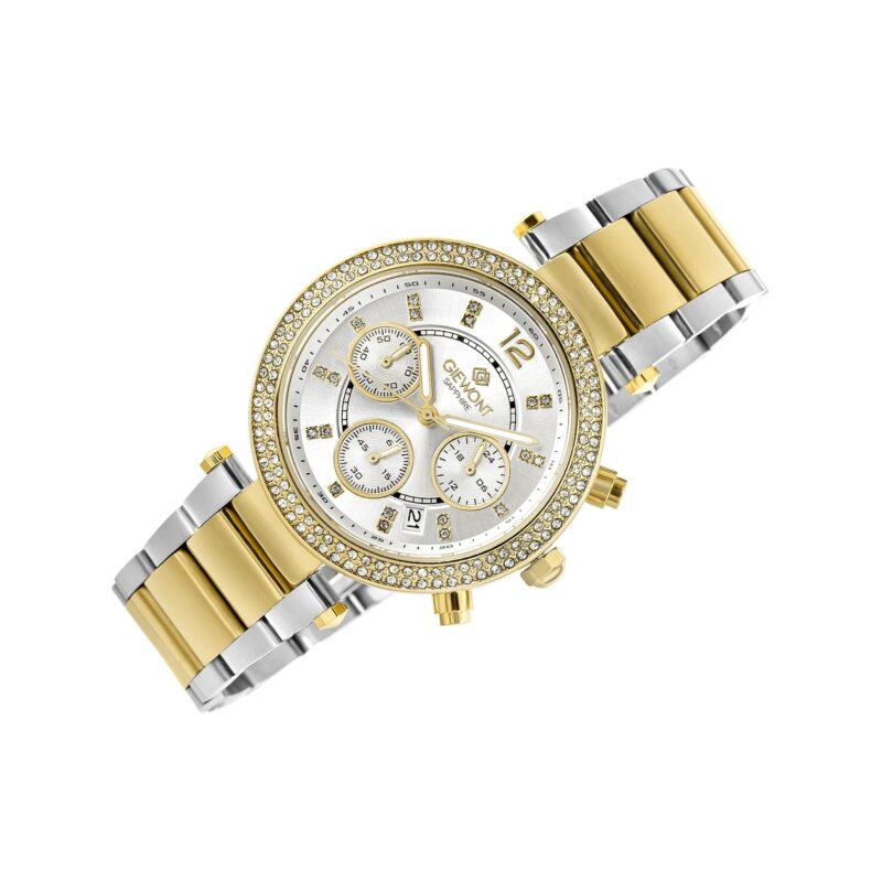 Zegarek Damski Giewont Sapphire Złoto Srebrny GW3380-B4