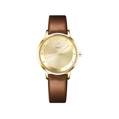 Zegarek Damski Giewont Sapphire Złoty GW4130-A2