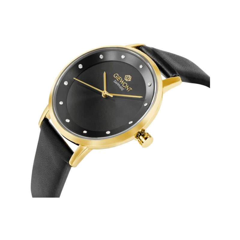 Zegarek Damski Giewont Sapphire Złoto Czarny GW4130-A4