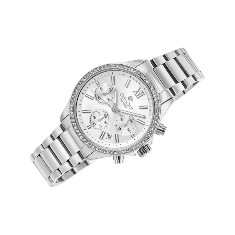 Zegarek Damski Giewont Sapphire Srebrny GW3670-B1