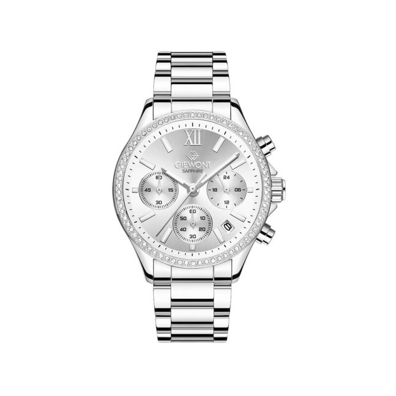 Zegarek Damski Giewont Sapphire Srebrny GW3670-B1
