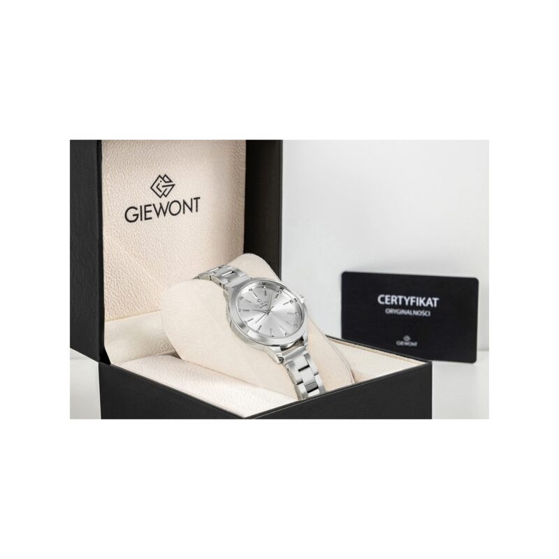 Zegarek Damski Giewont Sapphire Srebrny GW2720-B1
