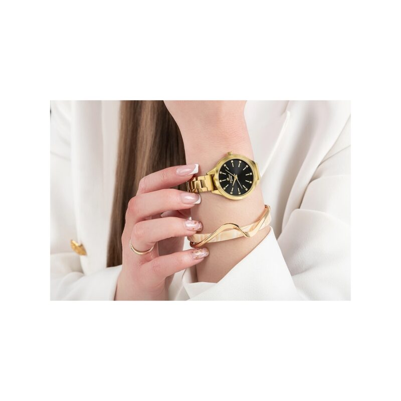 Zegarek Damski Giewont Sapphire Złoto Czarny GW2720-B3