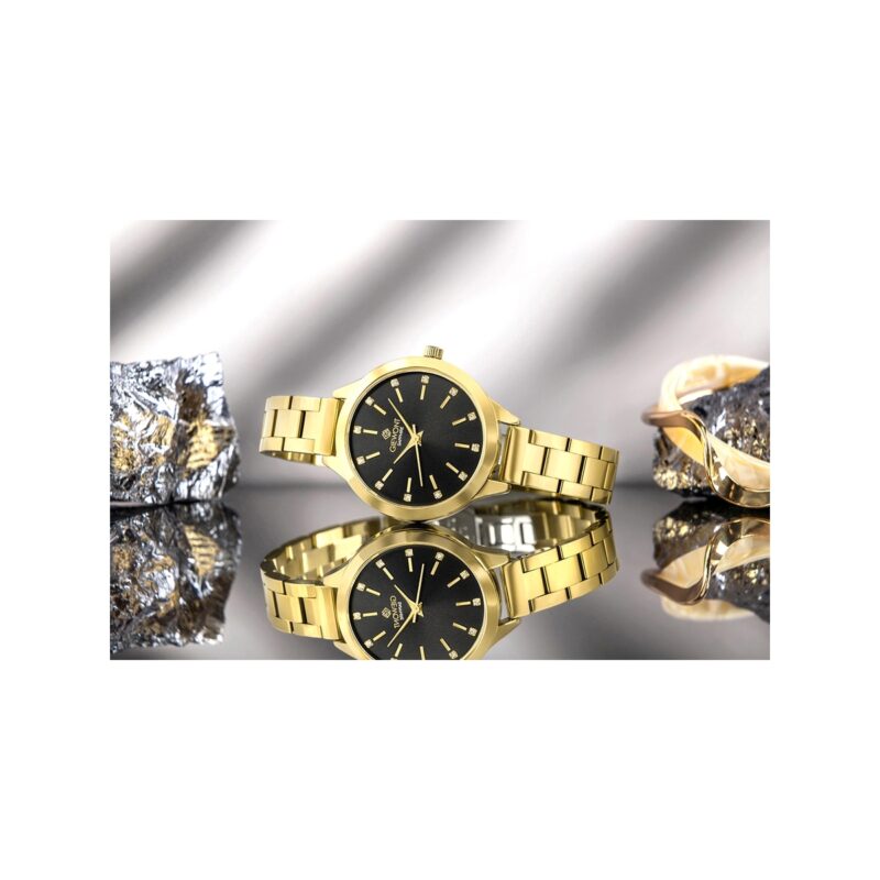 Zegarek Damski Giewont Sapphire Złoto Czarny GW2720-B3