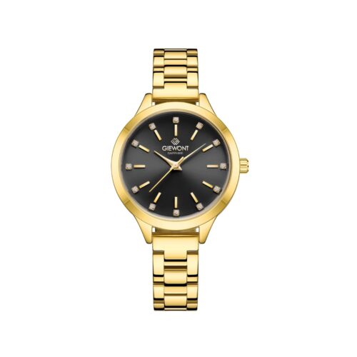 Zegarek Damski Giewont Sapphire Złoto Czarny GW2720-B3
