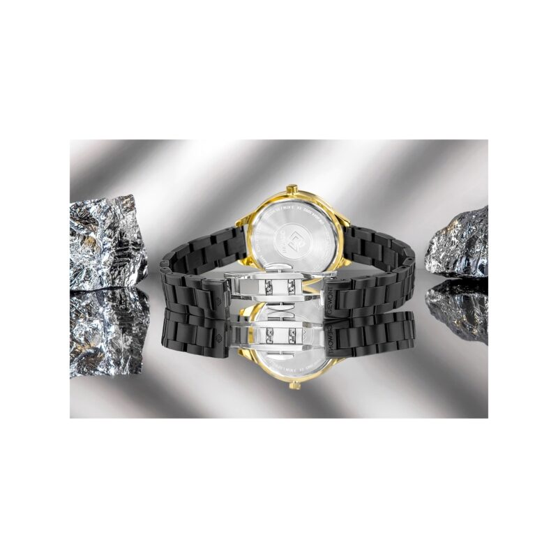 Zegarek Damski Giewont Sapphire Złoto Czarny GW2720-B4