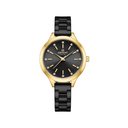 Zegarek Damski Giewont Sapphire Złoto Czarny GW2720-B4