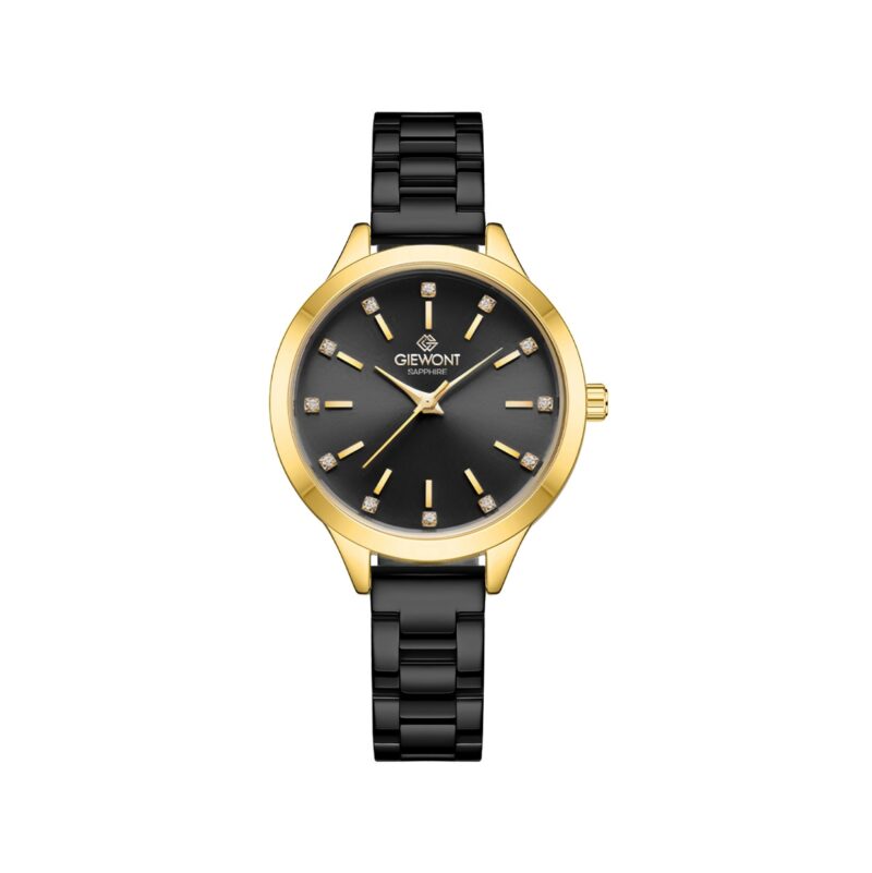 Zegarek Damski Giewont Sapphire Złoto Czarny GW2720-B4