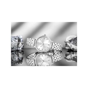 Zegarek Damski Giewont Sapphire Srebrny GW7370-B1