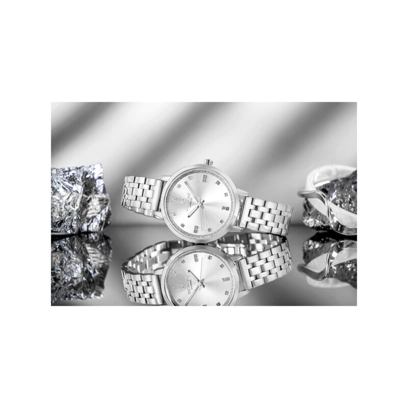 Zegarek Damski Giewont Sapphire Srebrny GW7370-B1