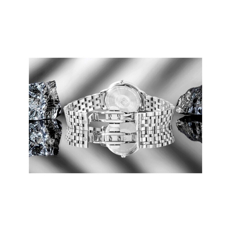 Zegarek Damski Giewont Sapphire Srebrny GW7370-B1