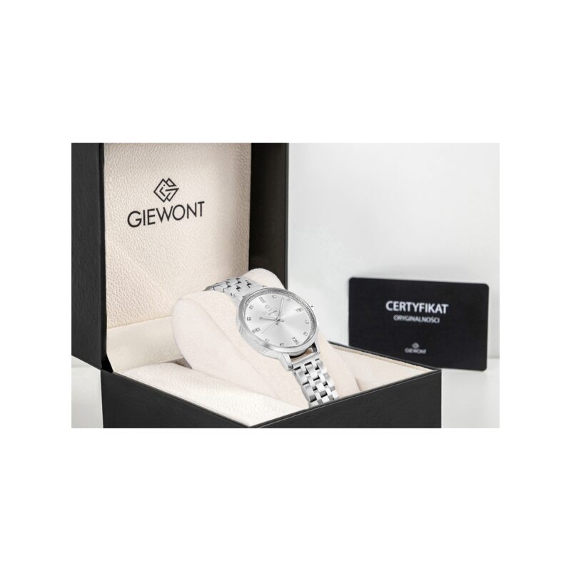 Zegarek Damski Giewont Sapphire Srebrny GW7370-B1