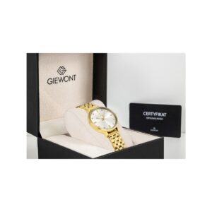 Zegarek Damski Giewont Sapphire Złoto Srebrny GW7370-B2