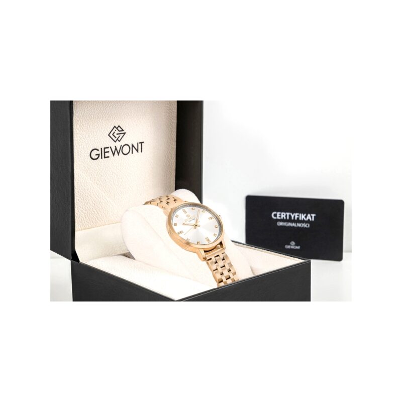 Zegarek Damski Giewont Sapphire Różowe Złoto GW7370-B3