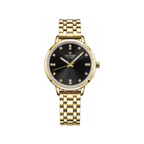 Zegarek Damski Giewont Sapphire Złoto Czarny GW7370-B4