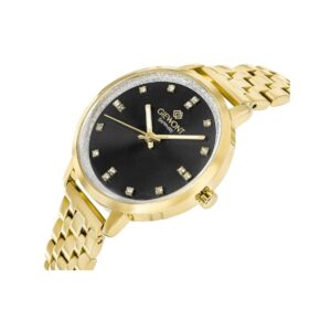 Zegarek Damski Giewont Sapphire Złoto Czarny GW7370-B4