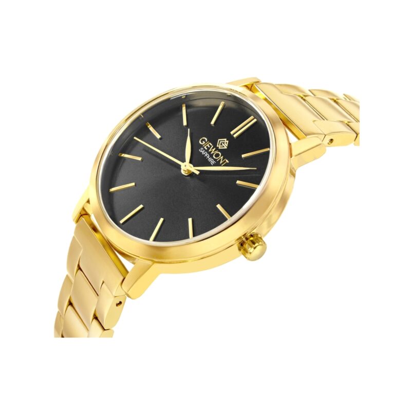 Zegarek Damski Giewont Sapphire Złoto Czarny GW2360-B3