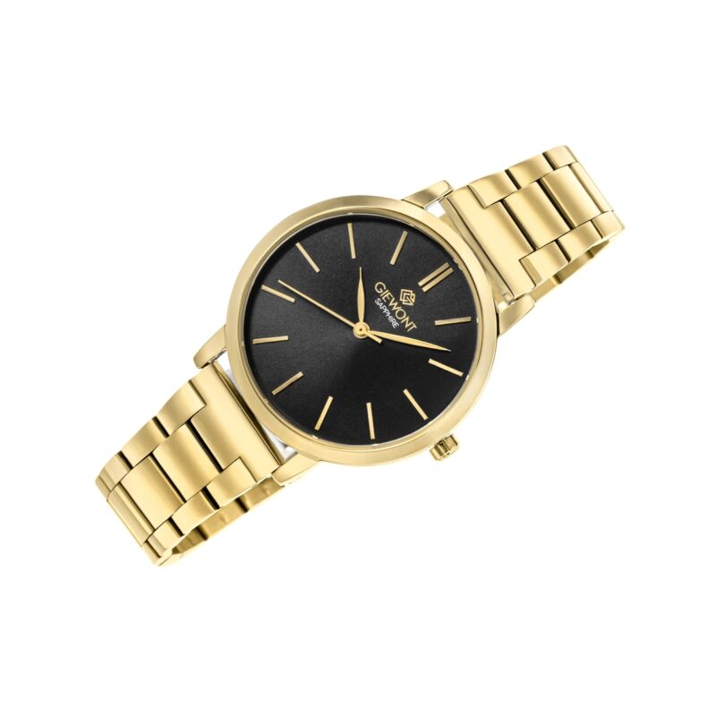 Zegarek Damski Giewont Sapphire Złoto Czarny GW2360-B3