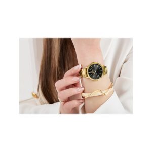 Zegarek Damski Giewont Sapphire Złoto Czarny GW2360-B3