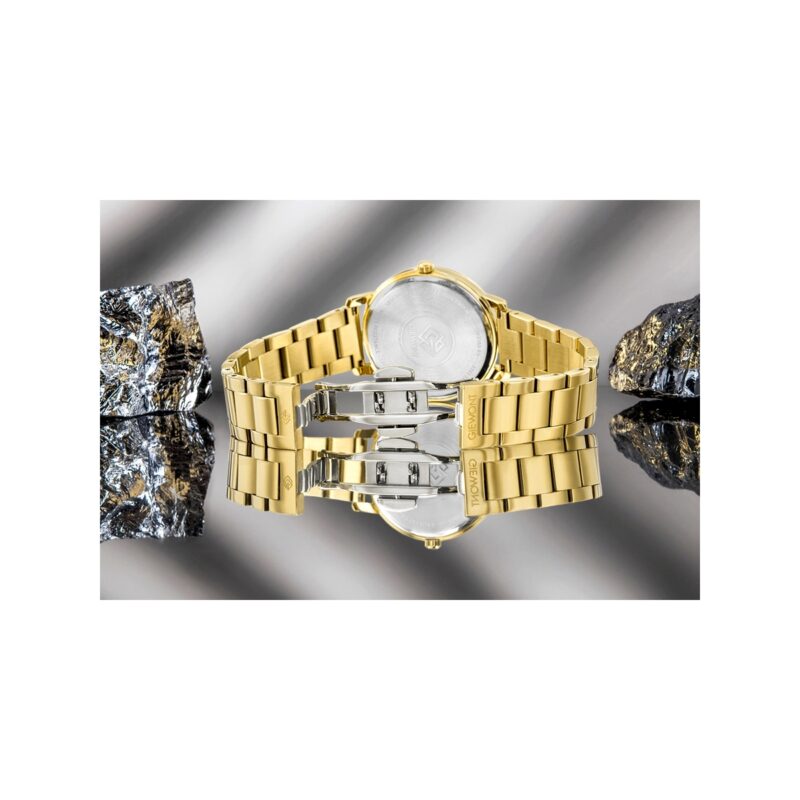 Zegarek Damski Giewont Sapphire Złoto Czarny GW2360-B3