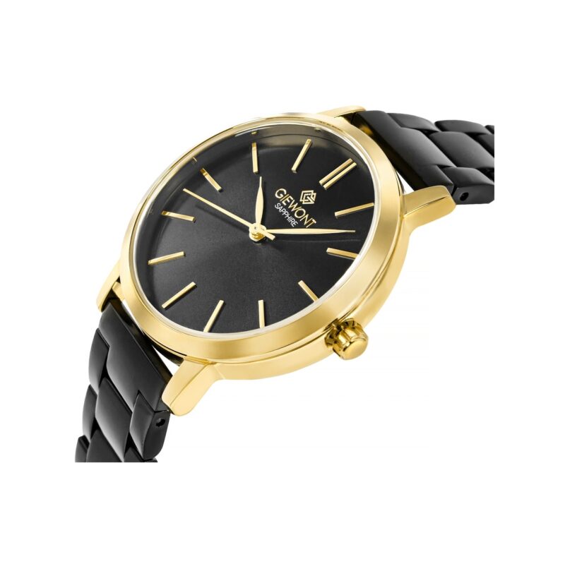 Zegarek Damski Giewont Sapphire Złoto Czarny GW2360-B4