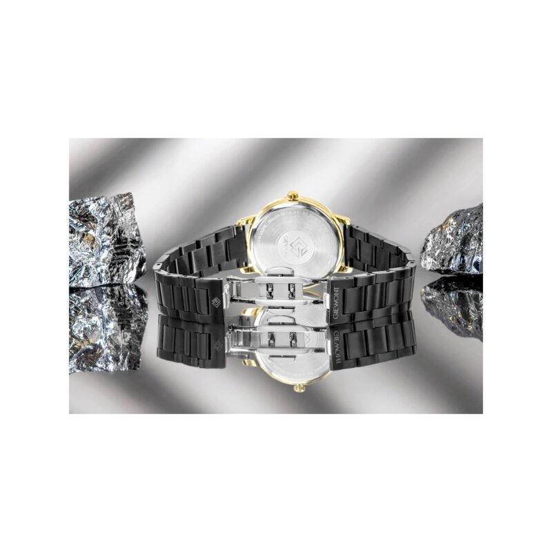 Zegarek Damski Giewont Sapphire Złoto Czarny GW2360-B4