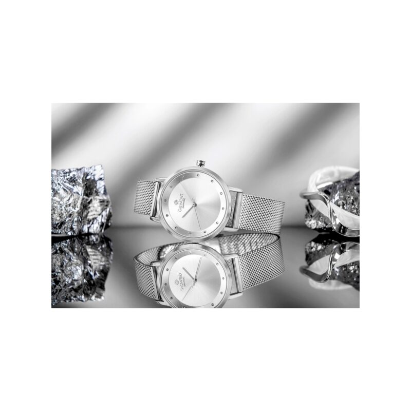 Zegarek Damski Giewont Sapphire Srebrny GW4130-B1
