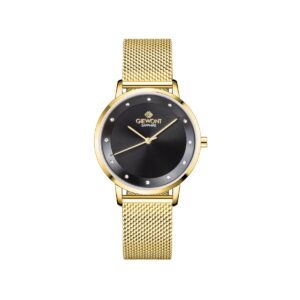 Zegarek Damski Giewont Sapphire Złoto Czarny GW4130-B3