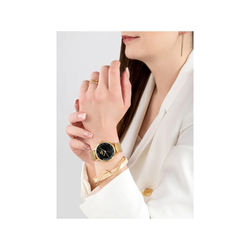 Zegarek Damski Giewont Sapphire Złoto Czarny GW4130-B3