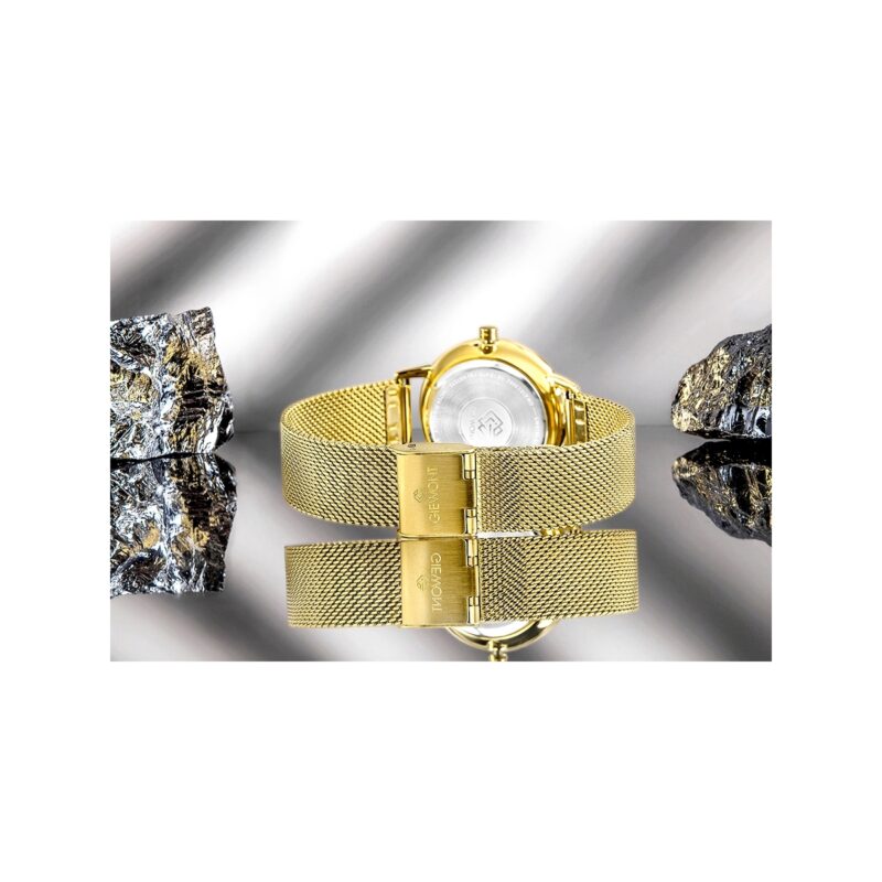 Zegarek Damski Giewont Sapphire Złoto Czarny GW4130-B3