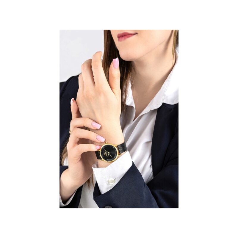 Zegarek Damski Giewont Sapphire Złoto Czarny GW4130-B4