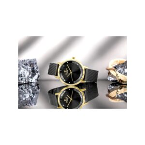 Zegarek Damski Giewont Sapphire Złoto Czarny GW4130-B4