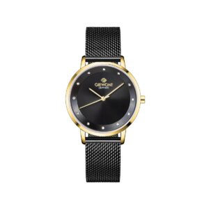 Zegarek Damski Giewont Sapphire Złoto Czarny GW4130-B4