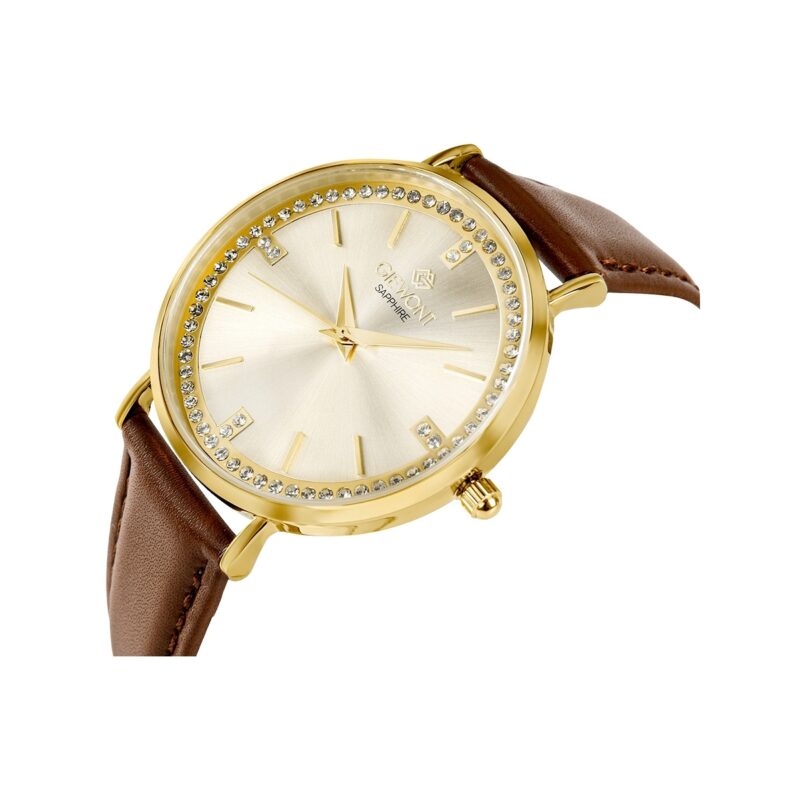 Zegarek Damski Giewont Sapphire Złoty GW5390-A3