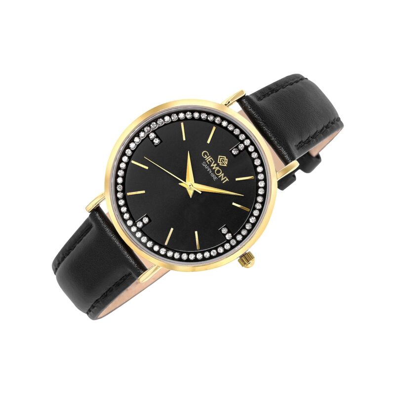 Zegarek Damski Giewont Sapphire Złoto Czarny GW5390-A4