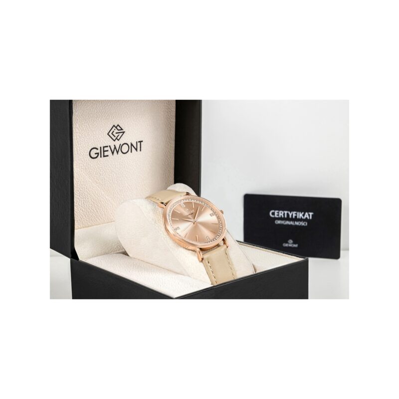 Zegarek Damski Giewont Sapphire Różowe Złoto GW5390-A5