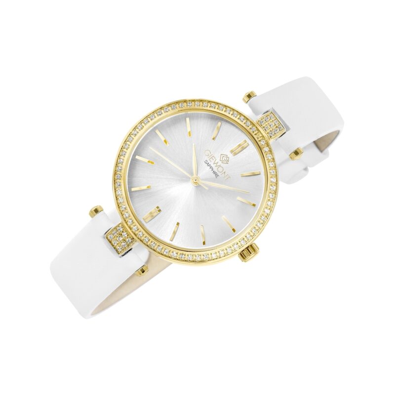 Zegarek Damski Giewont Sapphire Złoto Srebrny GW9890-A2